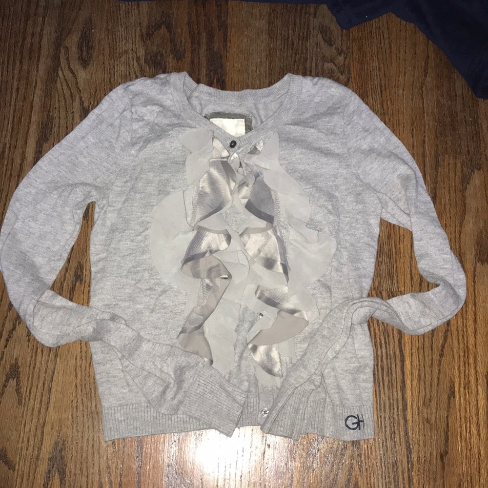 Gilly Hicks grey button cardigan